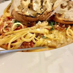 Fra Diablo with toasted bread