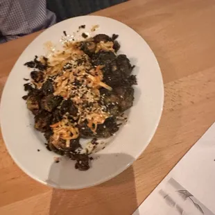 Korean Brussels sprouts