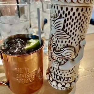 Mallards Mule and Mai Tai