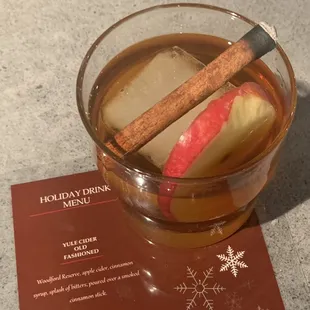 Yule Cider Old Fashioned @ Mallards!