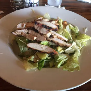 Grilled chicken Caesar salad is delicious!