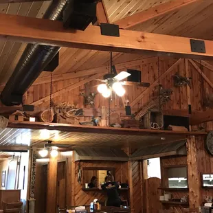 the interior of the mallard&apos;s roadhouse