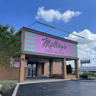 the outside of the building