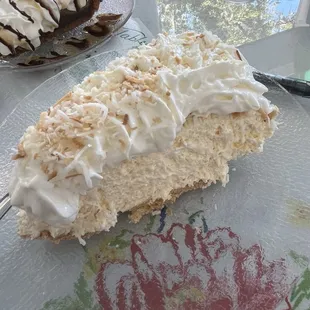 Coconut silk pie
