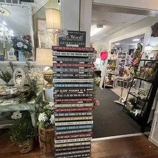 Pretty gift shop