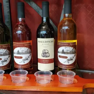 We do tastings.