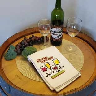 Who likes wine therapy?