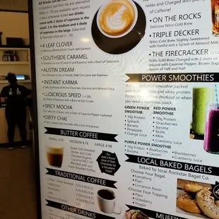 Menu as of March 5, 2023