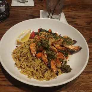 Chimmichuri shrimp skewers (weekly special)