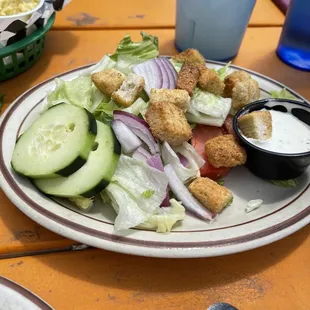 The crouton was good