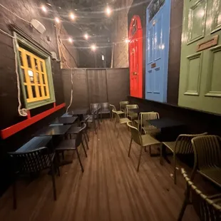 Outdoor seating with lovely views