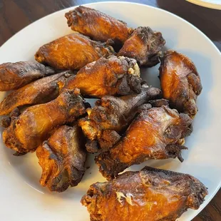 Chicken Buffalo Wings without the Buffalo sauce (appetizer)