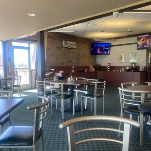 Dining area. Lots of seating.