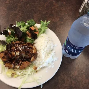 Katsu Chicken $7.99 &amp; Desani 20oz $3.29 w/tax $12.27
