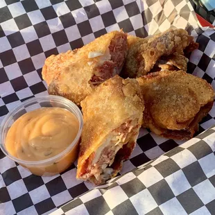 Reuben Eggrolls!