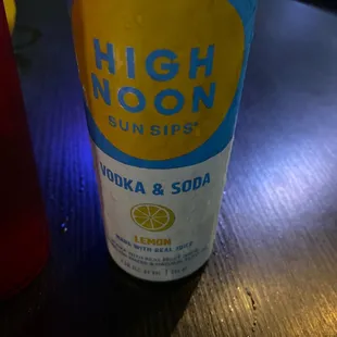 Yes with the high noon lemon!