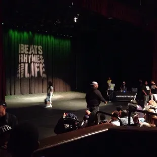 Theater event space stage