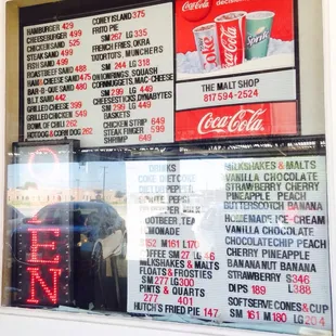 Menu board 8-2015