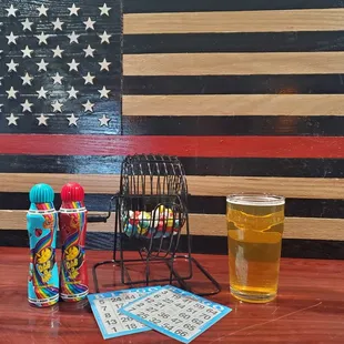 Free Bingo every Friday from 6 to 9 pm.