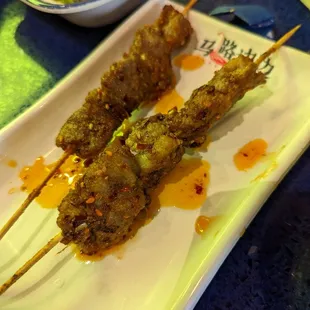 Spicy Lamb Skewers