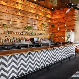The bar at Malverde, a private event space above La Condesa.