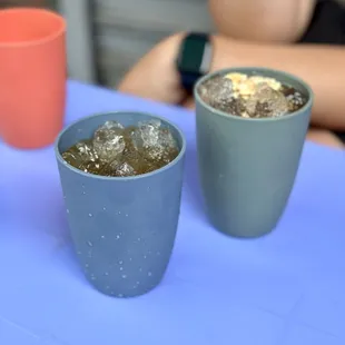 Kalamansi Black Tea and Tamarind Juice with Peanuts