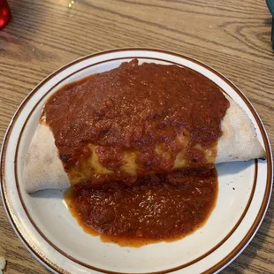 Meatball calzone -small