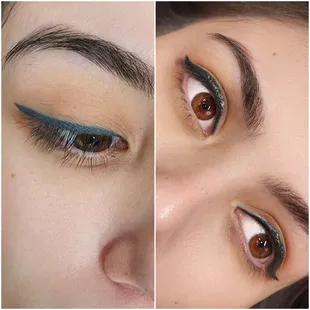 Color boost on faded liner