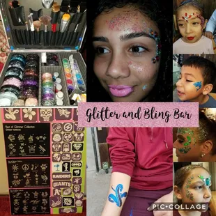 My Newest Service 
Glitter and Bling Bar