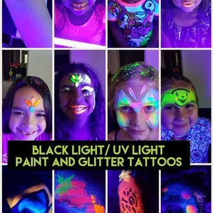 Uv/black Light party