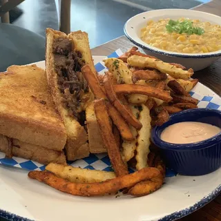 Kids Brisket Grilled Cheese & Fries
