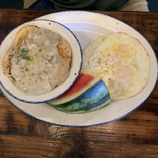 Sausage Gravy and Breakfast Platter*