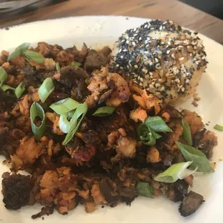Smoked Brisket Hash Breakfast Platter*