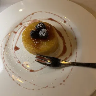Olive Oil-Orange infused cake with maraschino cherries to top. Very refreshing and moist! Delicious!