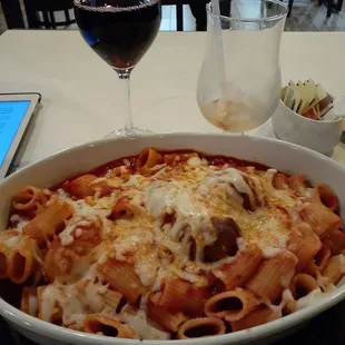Baked rigatoni