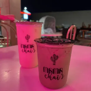 Strawberry Matcha Latte