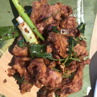 Stir-fried Pork Belly with Thousand-Layer Tofu