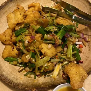 Fresh Chili Flounder with Cumin