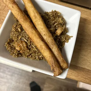 Shrimp fried Rice &amp; Lumpia