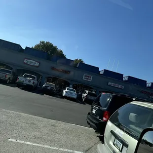 Outside