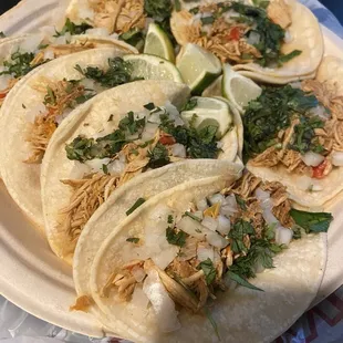 Chicken tacos