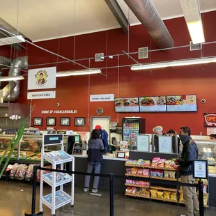 customers at the counter