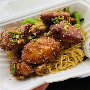Lollipop Wing with Garlic Noodles