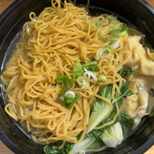 Shrimp and Pork Dumpling Soup