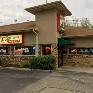 This is the view from the street.