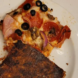 Supreme Combination pizza.