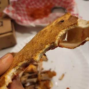 Dry, hard flavorless crust