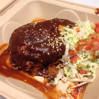 Pollo con Mole Plate