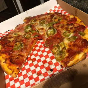 Pepperoni with jalapenos