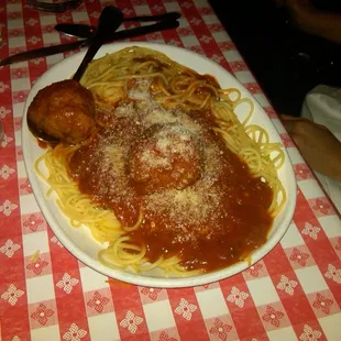 Spaghetti and Meatballs